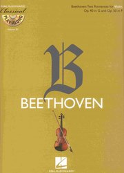 Hal Leonard Corporation CLASSICAL PLAY ALONG 20 - BEETHOVEN: Two Romances, Op.40 in G and Op.50 in F + CD / housle