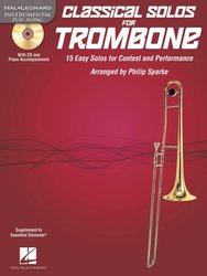 Hal Leonard Corporation CLASSICAL SOLOS for TROMBONE + CD / trombon + klavír