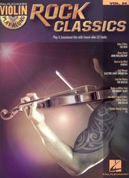 Hal Leonard Corporation VIOLIN PLAY-ALONG 24 - ROCK CLASSICS + CD