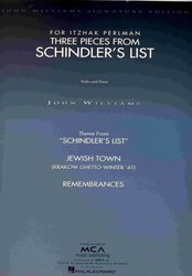 Hal Leonard Corporation SCHINDLER'S LIST,  Three Pieces from  /  housle + klavír