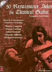 Cherry Lane Music Company 50 Renaissance Solos for Classical Guitar + CD / kytara + tabulatura