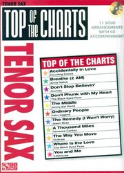 Cherry Lane Music Company TOP OF THE CHARTS +  CD       ten sax
