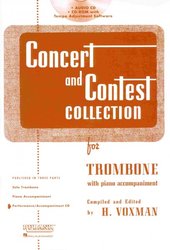 RUBANK CONCERT&CONTEST COLLECTIONS for Trombone  - CD s klavírním doprovodem