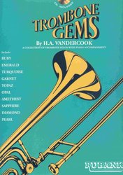 RUBANK TROMBONE GEMS by VANDERCOOK + CD             trombone&piano