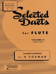 RUBANK Selected Duets for Flute 2 / Vybraná dueta pro příčné flétny (pokročilý)