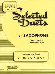 RUBANK Selected Duets for Saxophone 1 (easy-medium) / Vybraná dueta pro saxofony 1 (snadné - středně náročné)