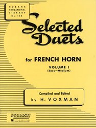 RUBANK Selected Duets for French Horn 1 (easy - medium) / Vybraná dueta pro lesní rohy 1 (snadné - střeně pokročilé)