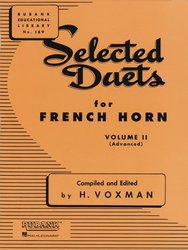 RUBANK Selected Duets for French Horn 2 / Vybraná dueta pro lesní rohy 2 (pokročilý)