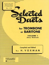 RUBANK Selected Duets for Trombone 1 (easy-medium) / Vybraná dueta pro pozouny (trombóny) 1 (snadné - středně pokročilé)