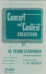 RUBANK CONCERT&CONTEST COLLECTIONS for Tenor sax - klavírní doprovod