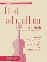 RUBANK First Solo Album for Violin with Piano Accompaniment / První sólové album pro housle s klavírním doprovodem