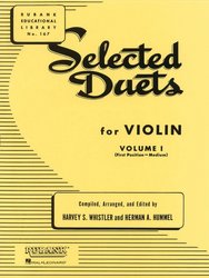 RUBANK Selected Duets for Violin 1 (easy-medium) / Vybraná dueta pro housle 1 (snadné - středně náročné)