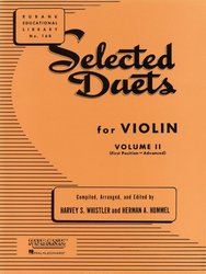 RUBANK Selected Duets for Violin 2 / Vybraná dueta pro housle 2 (první poloha - pokročilý)