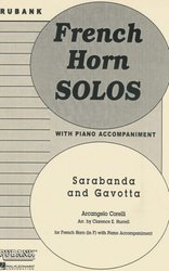 RUBANK SARABANDA AND GAVOTTA  -  f-horn solo with piano