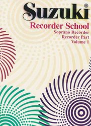 String Letter Publishing SUZUKI SOPRANO RECORDER SCHOOL 1 -  recorder part