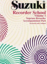 String Letter Publishing SUZUKI SOPRANO RECORDER SCHOOL  1 - piano accompaniment