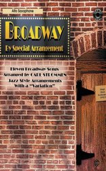 Warner Bros. Publications BROADWAY - JAZZ ARRANGEMENTS + CD / altový  saxofon