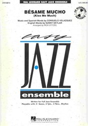 Hal Leonard Corporation Bésame Mucho (Kiss Me Much) + CD     jazz band