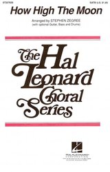 Hal Leonard Corporation HOW HIGH THE MOON /  SATB