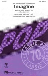 Hal Leonard Corporation IMAGINE by John Lennon / SATB* + piano/chords