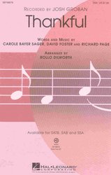 Hal Leonard Corporation THANKFUL   /  SSA* + piano/chords