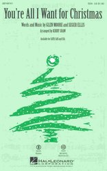 Hal Leonard Corporation YOU' RE ALL I WANT FOR CHRISTMAS / SSA* + piano/chords