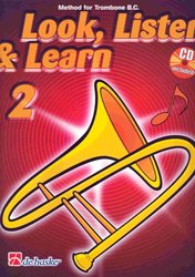Hal Leonard MGB Distribution LOOK, LISTEN&LEARN 2 + CD method for trombone
