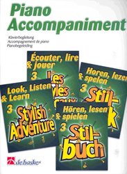 Hal Leonard MGB Distribution LOOK,LISTEN&LEARN 3 - STYLISH ADVENTURE piano accompaniment for flute solo book