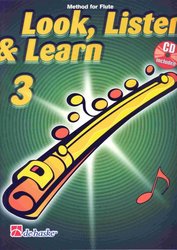 Hal Leonard MGB Distribution LOOK, LISTEN&LEARN 3 + CD   method for flute