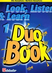 Hal Leonard MGB Distribution LOOK, LISTEN&LEARN 1 - Duo Book for Alto(Baritone) Sax