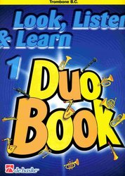 Hal Leonard MGB Distribution LOOK, LISTEN&LEARN 1 - Duo Book for Trombone