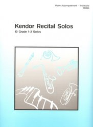 Kendor Music, Inc. Kendor Recital Solos for Trombone - klavírní doprovod