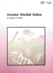 Kendor Music, Inc. Kendor Recital Solos for Tuba + CD solos book