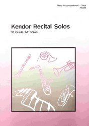 Kendor Music, Inc. Kendor Recital Solos for Tuba - piano accompaniment
