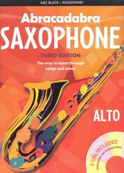 A&C Black Abracadabra Saxophone + 2x CD / cesta jak se naučit hrát pomocí písní a melodií