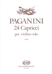 EDITIO MUSICA BUDAPEST Music P PAGANINI - 24 Capricci per violino solo