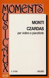 EDITIO MUSICA BUDAPEST Music P CZARDAS by Vittorio MONTI / housle a piano