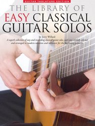 Amsco Publications The Library of Easy Classical Guitar Solos - kytara&tabulatura