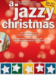 Music Sales America A JAZZY CHRISTMAS + CD / altový saxofon
