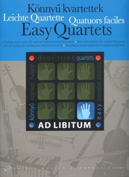 EDITIO MUSICA BUDAPEST Music P AD LIBITUM - Easy Quartets / komorní hudba pro volitelné nástroje