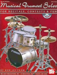 MEL BAY PUBLICATIONS Musical Drumset Solos for Recitals, Contests and Fun + CD