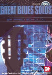 MEL BAY PUBLICATIONS Great Blues Solos + CD / kytara + tabulatura
