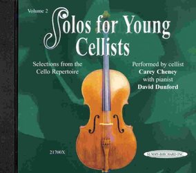 ALFRED PUBLISHING CO.,INC. SOLOS FOR YOUNG CELLISTS 2  -  CD s klavírním doprovodem