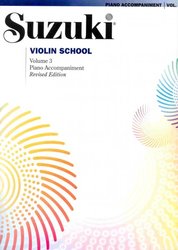 String Letter Publishing SUZUKI VIOLIN SCHOOL volume 3 - klavírní doprovod