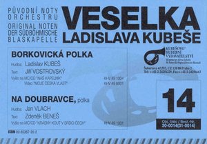 Ladislav KUBEŠ DECHOVKA - Borkovická polka + Na doubravce / partitura + hlasy