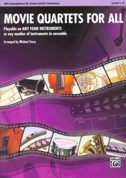 ALFRED PUBLISHING CO.,INC. Movie Quartets for All - altový saxofon