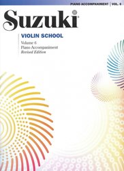 String Letter Publishing SUZUKI VIOLIN SCHOOL volume 6 - klavírní doprovod