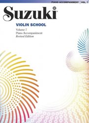 String Letter Publishing SUZUKI VIOLIN SCHOOL volume 7 - klavírní doprovod