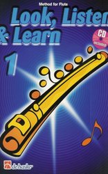 Hal Leonard MGB Distribution LOOK, LISTEN&LEARN 1 + CD method for flute