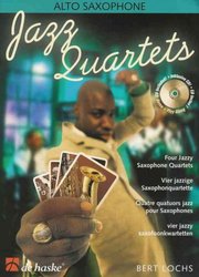 Hal Leonard MGB Distribution JAZZ QUARTETS + CD   alto sax quartets